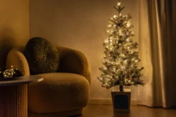 Juletræ med lys 120cm