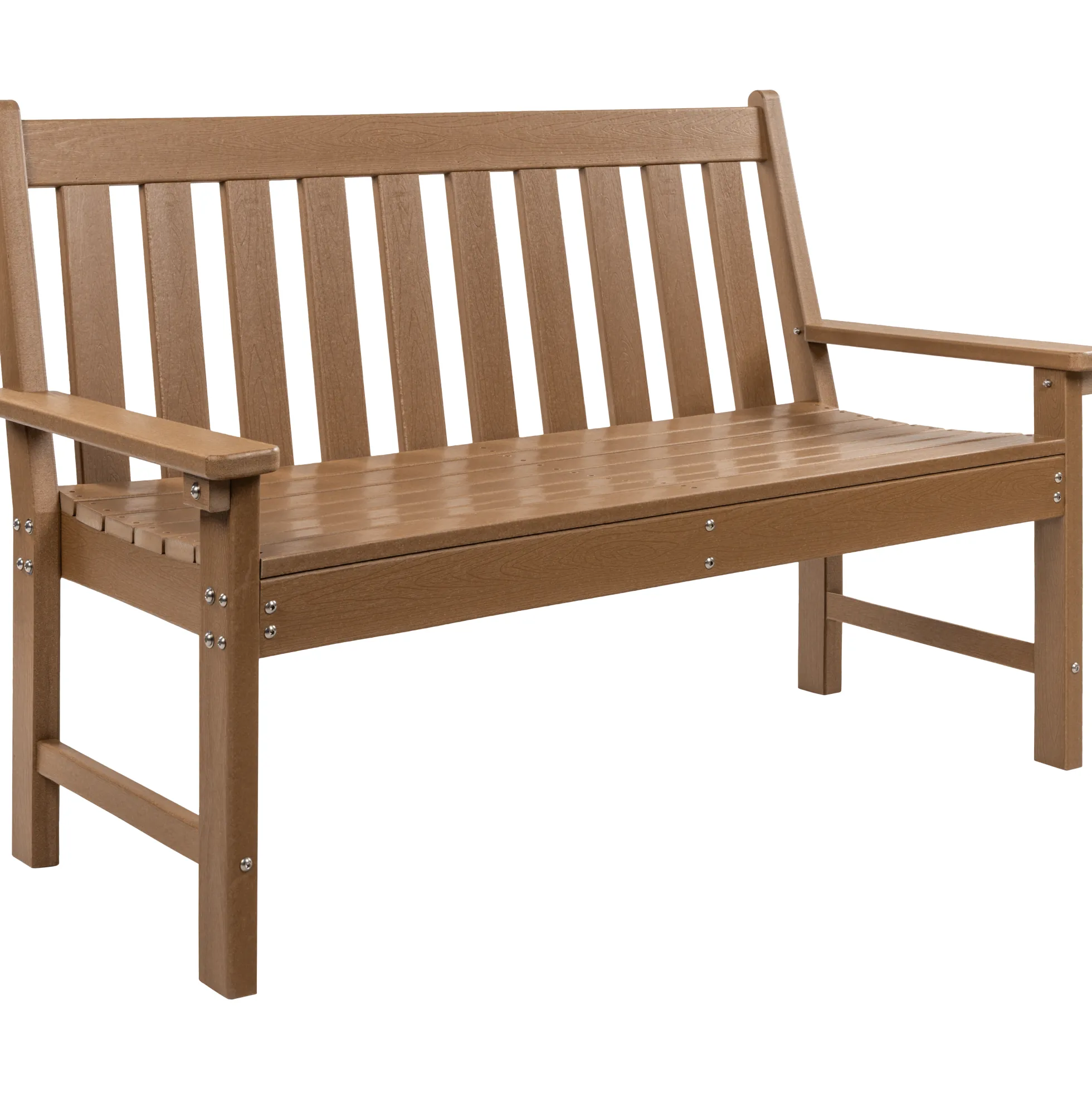 Komposit bænk teak