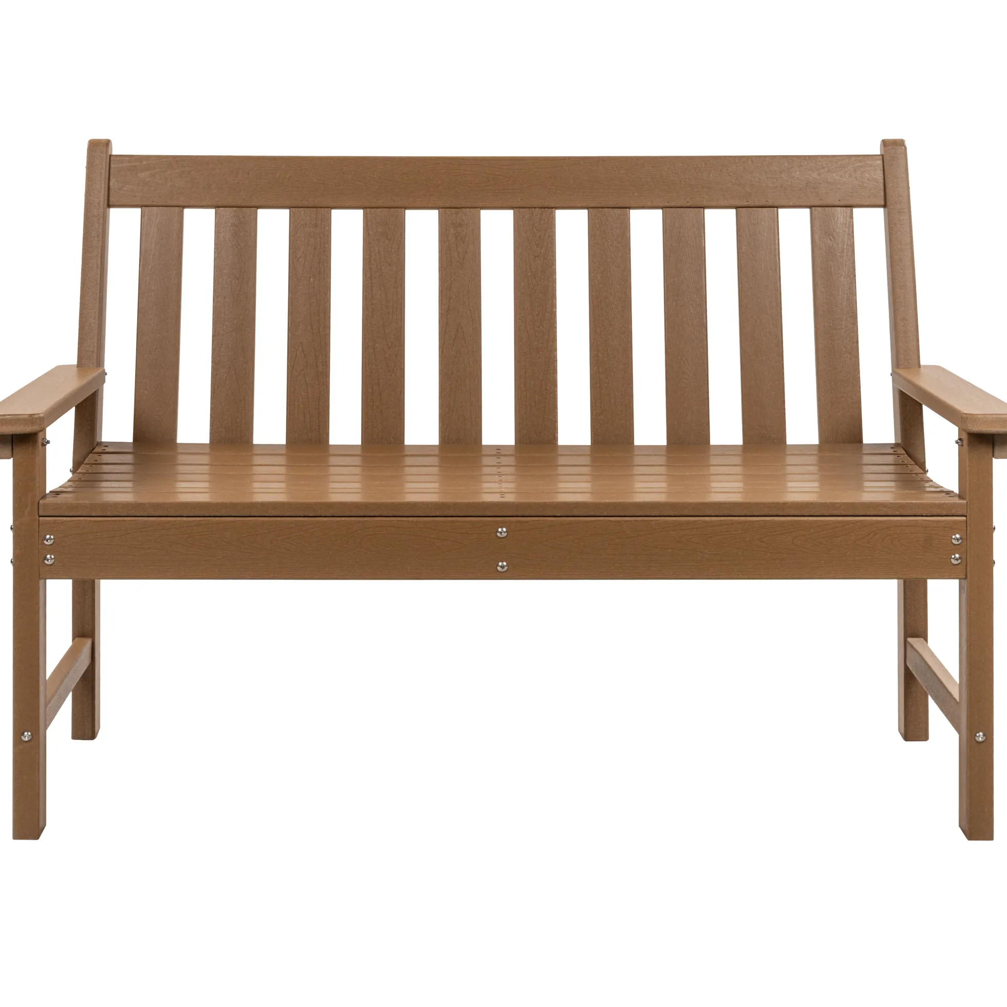 Komposit bænk teak