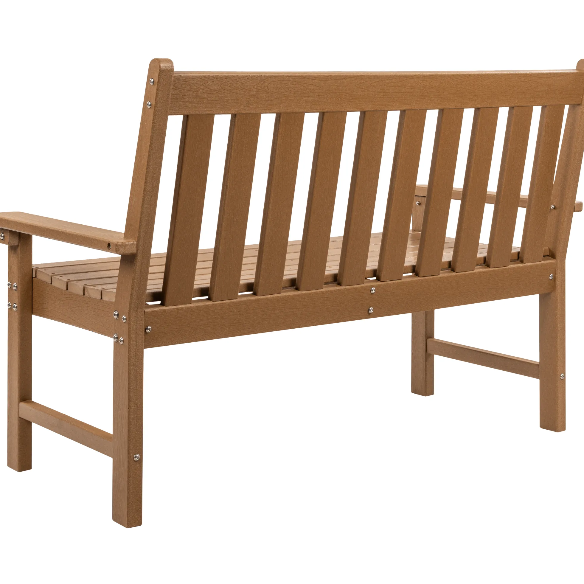 Komposit bænk teak