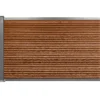 Komposithegn med 1 stolpe 104cm brun