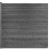 Komposithegn med 1 stolpe 173x180cm antracitgrå/grå