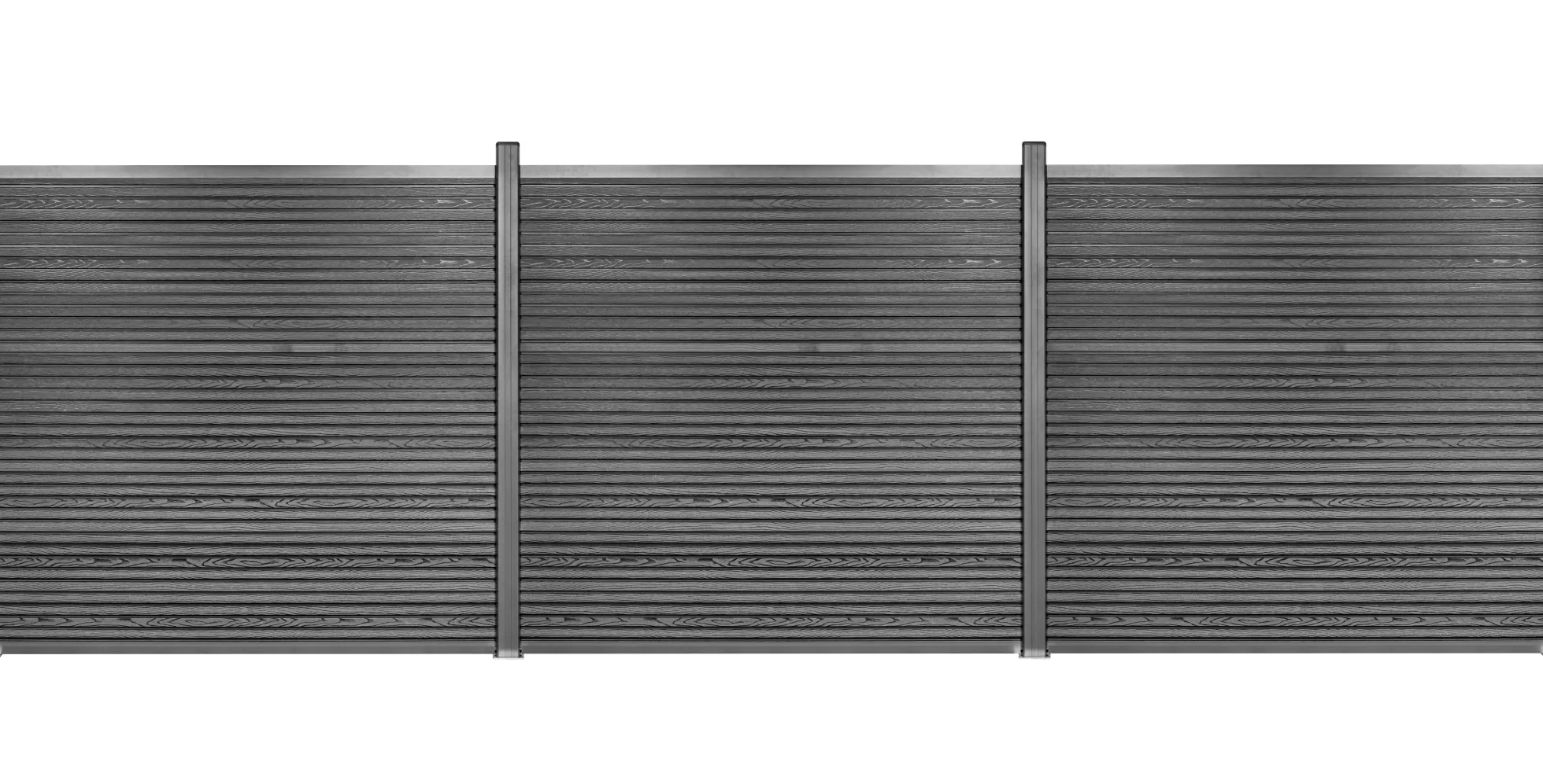 Komposithegnsæt 526x164cm antracitgrå