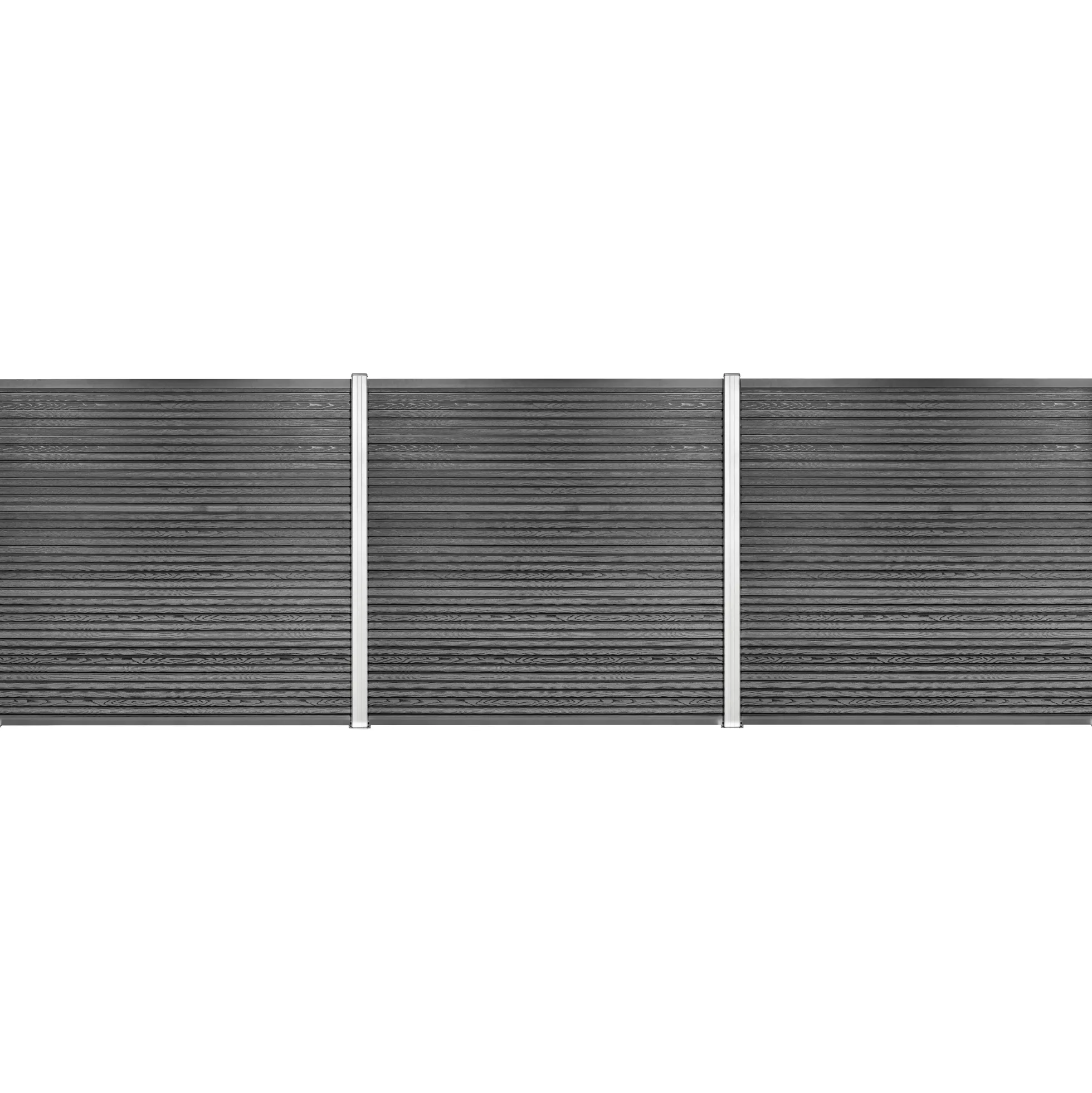 Komposithegnsæt 526x180cm antracitgrå/alu