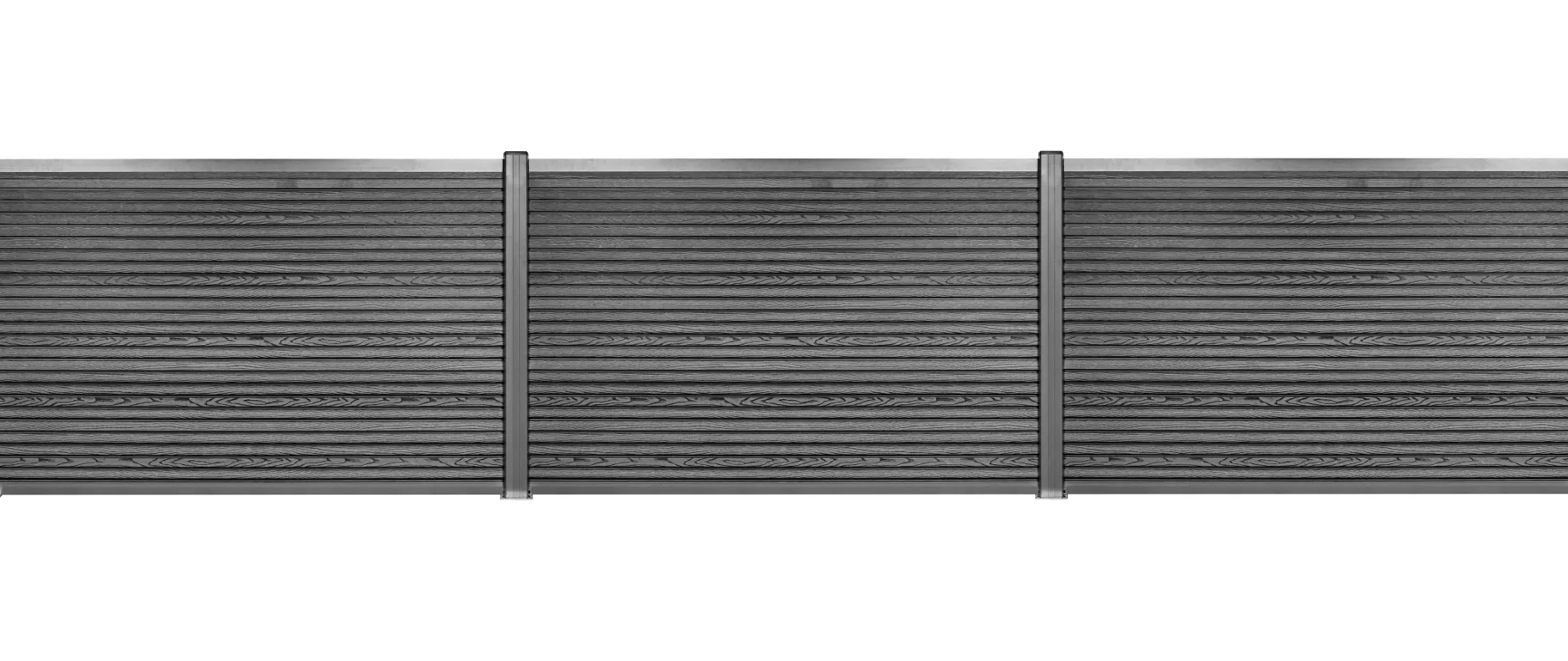 Komposithegnsæt 346x104cm antracitgrå
