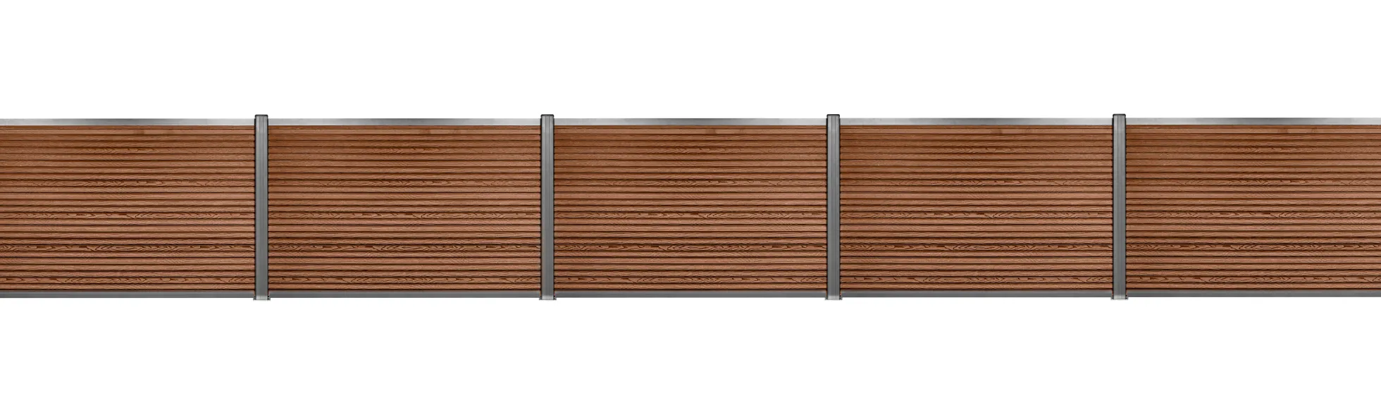 Komposithegnsæt 572x104cm brun