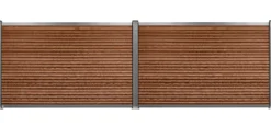 Komposithegnsæt 233x104cm brun