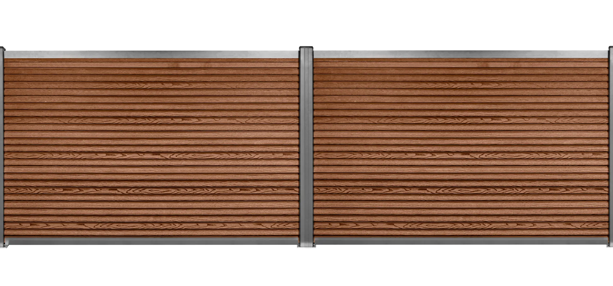 Komposithegnsæt 233x104cm brun