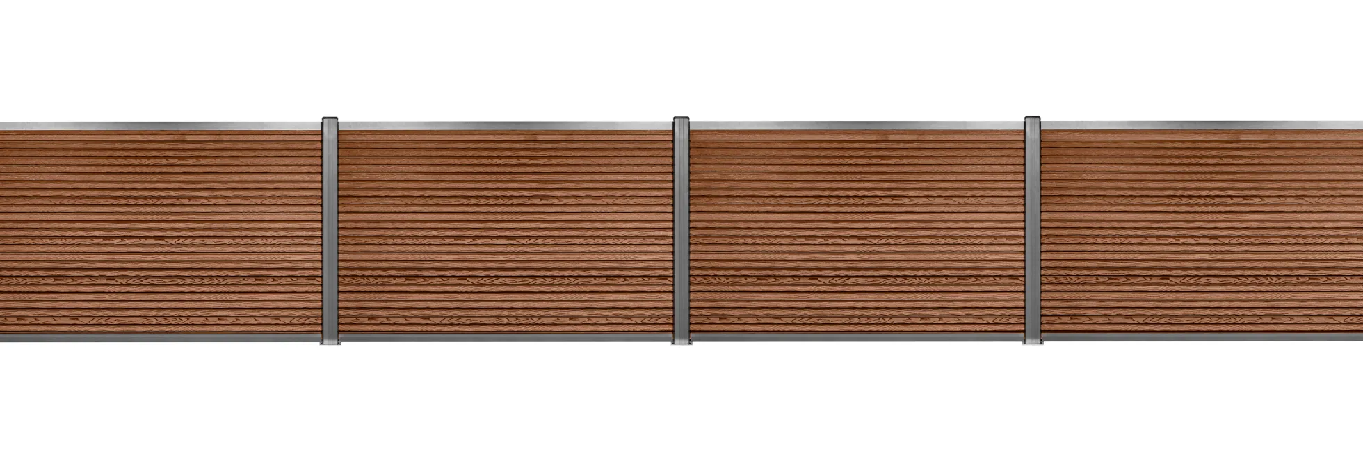 Komposithegnsæt 459x104cm brun