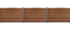 Komposithegnsæt 346x120cm brun/grå