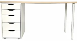 Kristiansund hvid 140x59x73cm