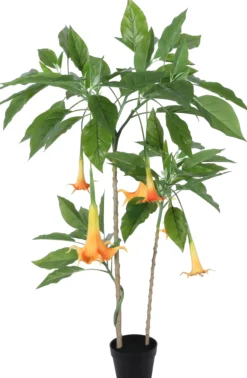 Kunstig Daturatræ orange 120 cm