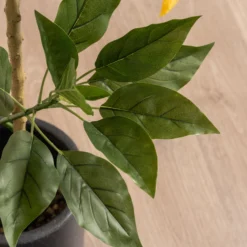 Kunstig Daturatræ orange 100 cm