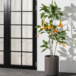 Kunstig Daturatræ orange 160 cm