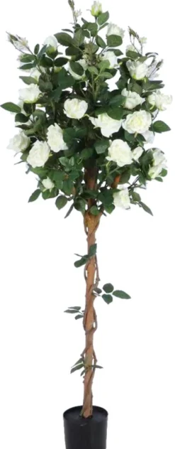 Kunstig Rosetræ hvid 140 cm