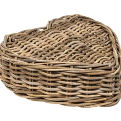 Kurv hjerteformet 33x35x10cm