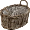 Kurv oval med håndtag 46x33x22cm