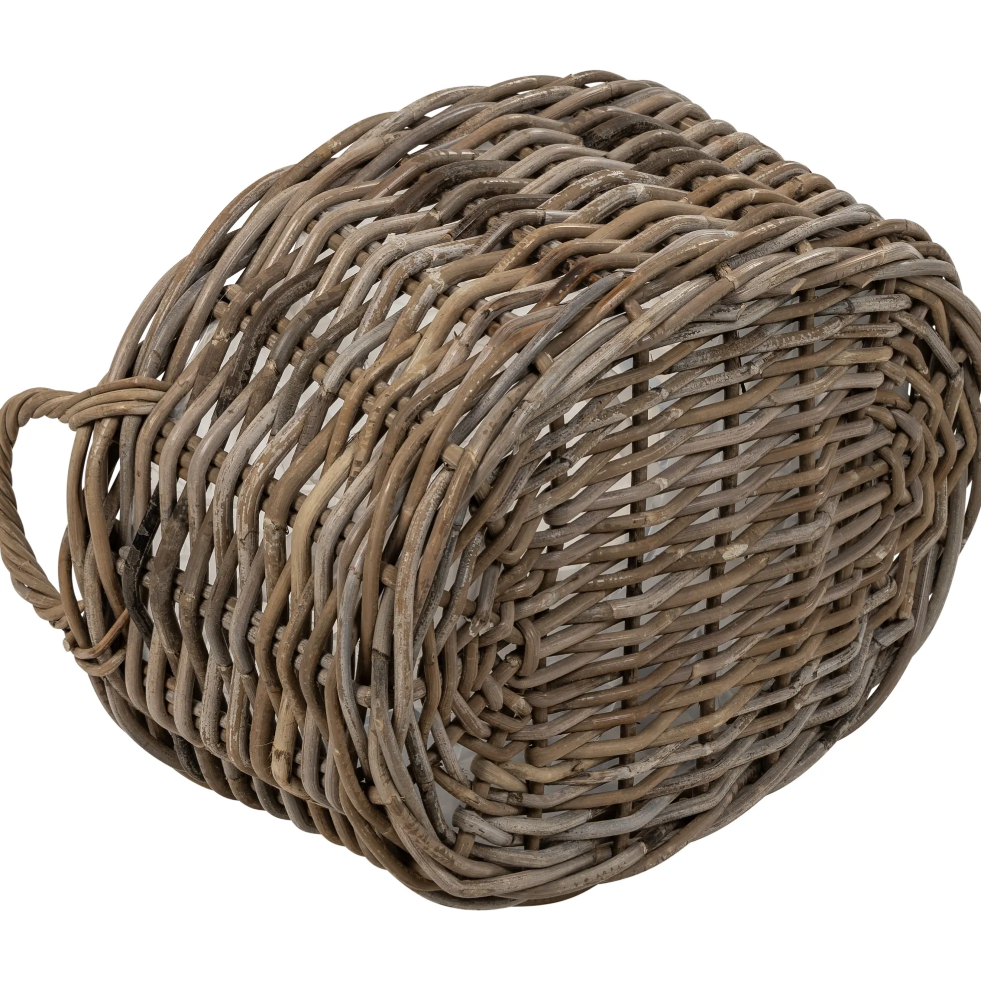 Kurv oval med håndtag 53x40x25cm