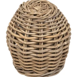 Kurv rund kubu rattan ø20x20cm