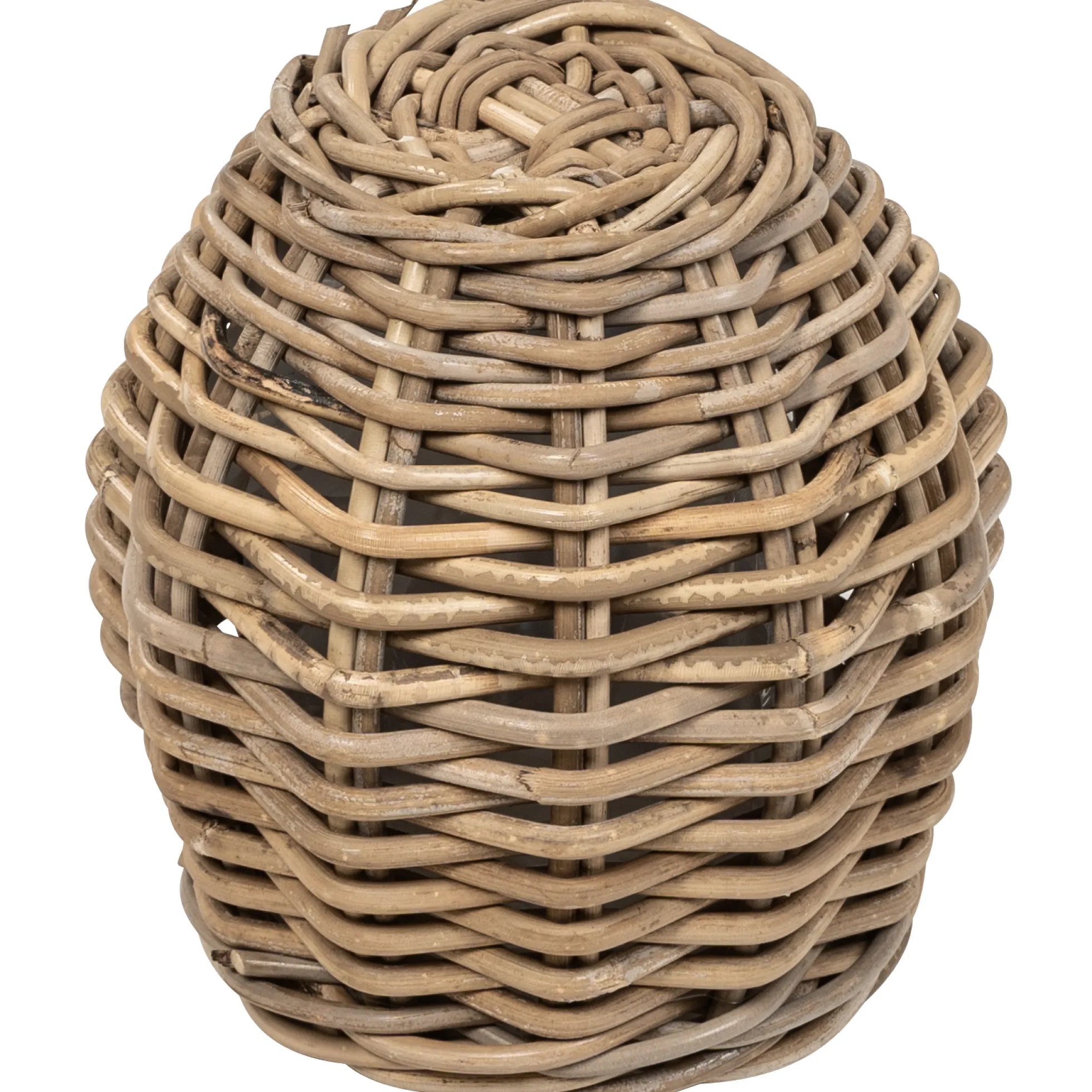 Kurv rund kubu rattan ø20x20cm