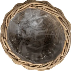 Kurv rund kubu rattan ø30x25cm