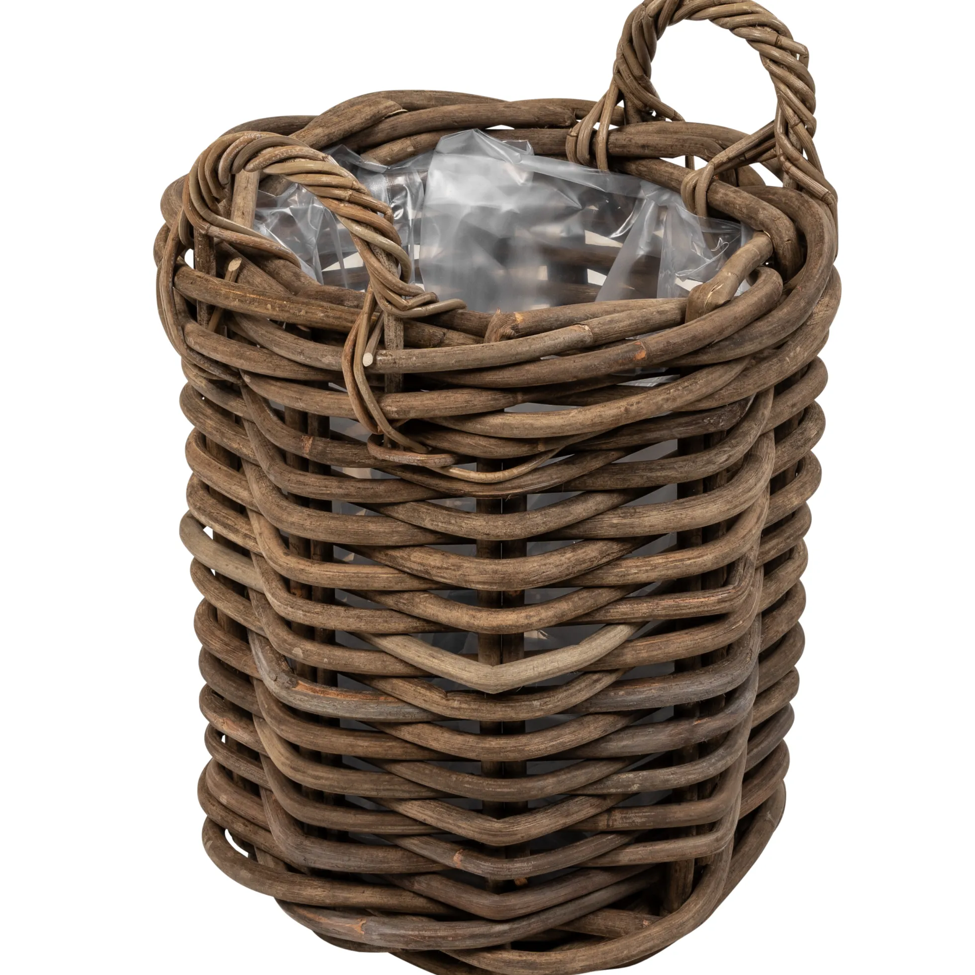 Kurv rund med håndtag ø40x36cm
