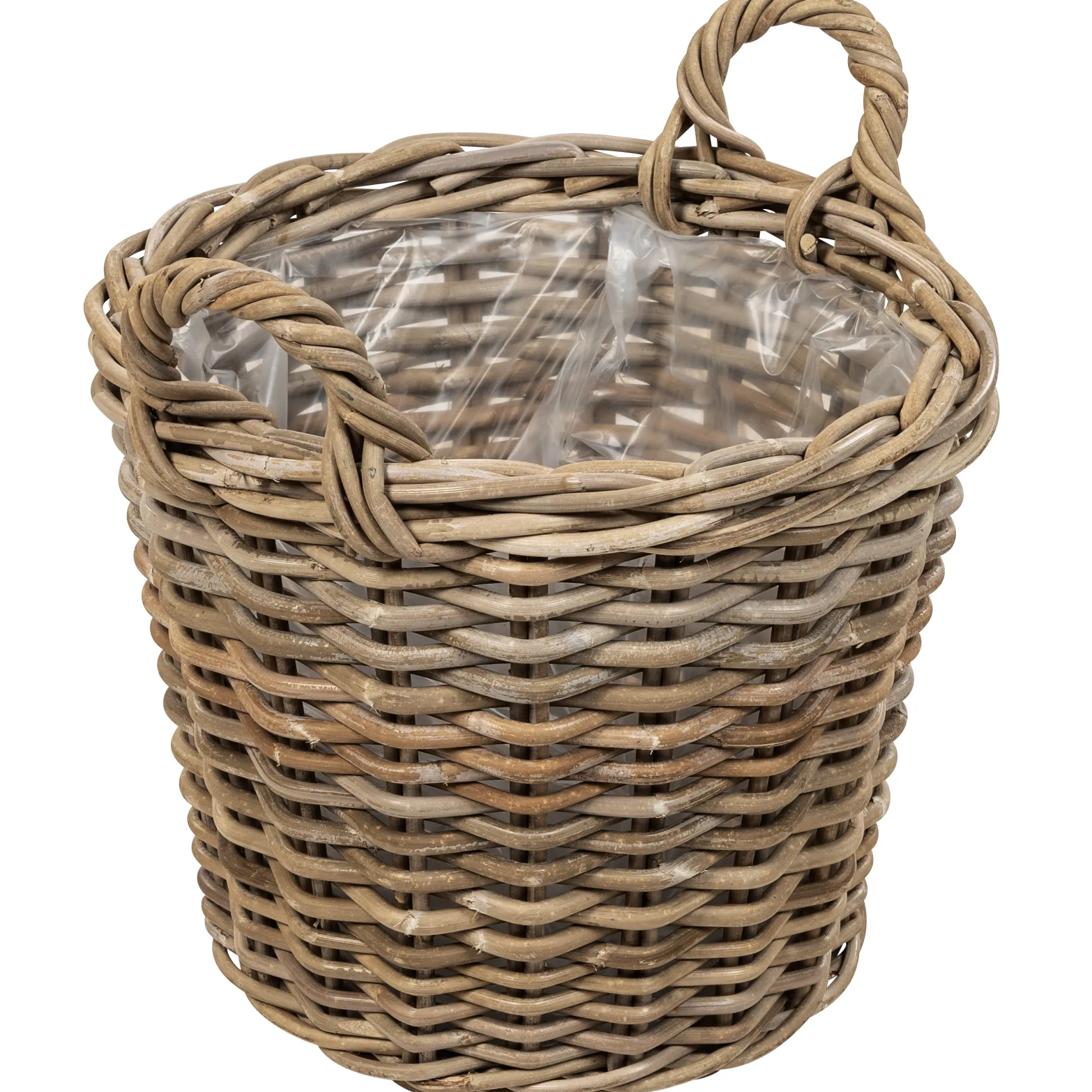 Kurv rund med håndtag ø38x45cm