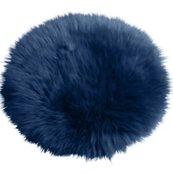 Lammeskindshynde mørkeblå ø34cm