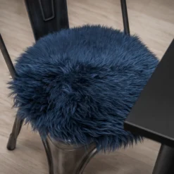 Lammeskindshynde mørkeblå ø34cm