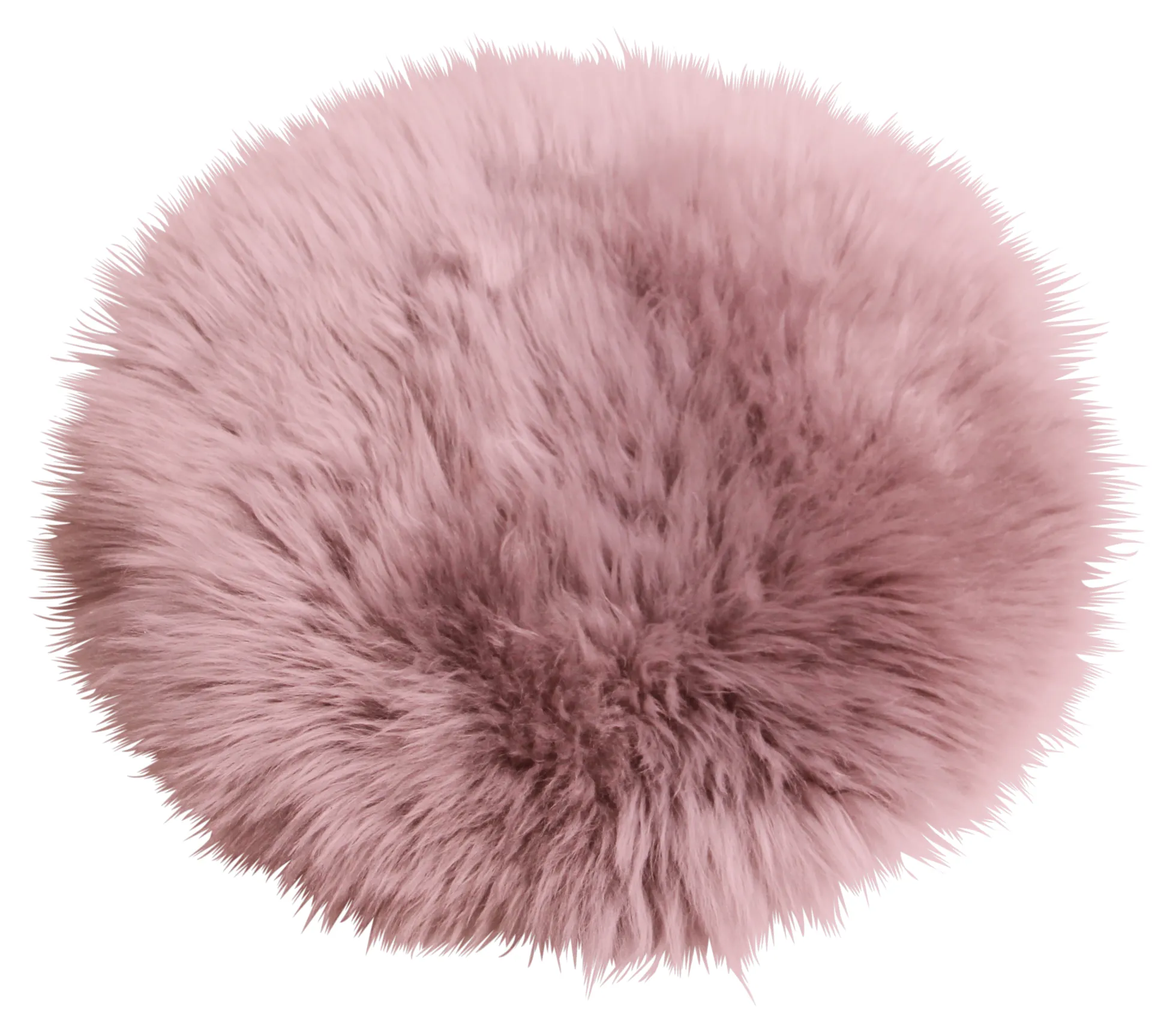 Lammeskindshynde rosa ø34cm