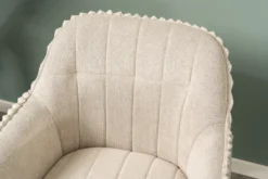 Laura med drejefunktion imiteret pels beige