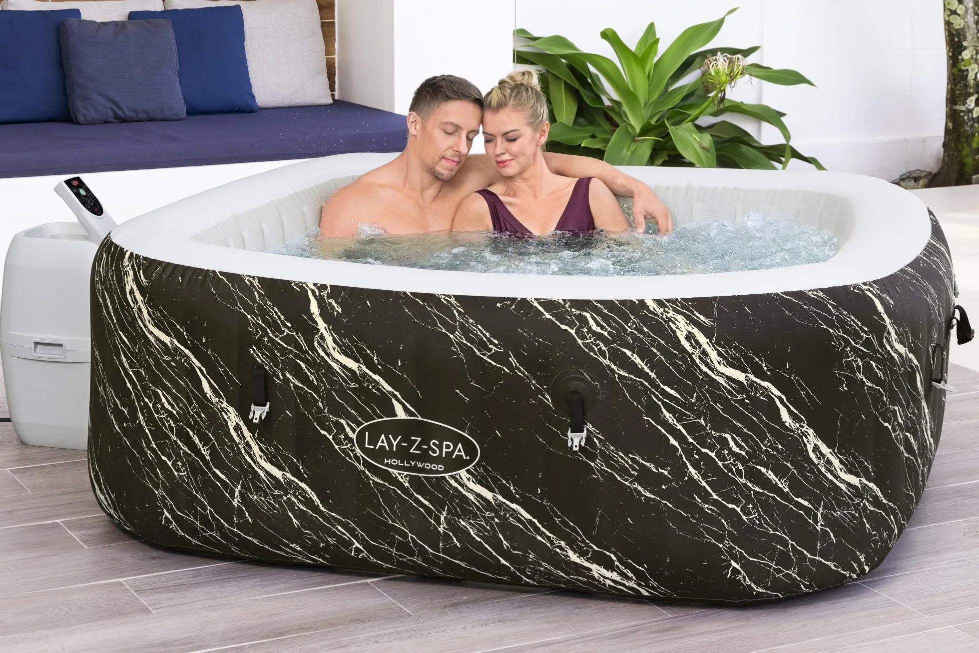 Lay- Z Spa Hollywood firkantet Airjet