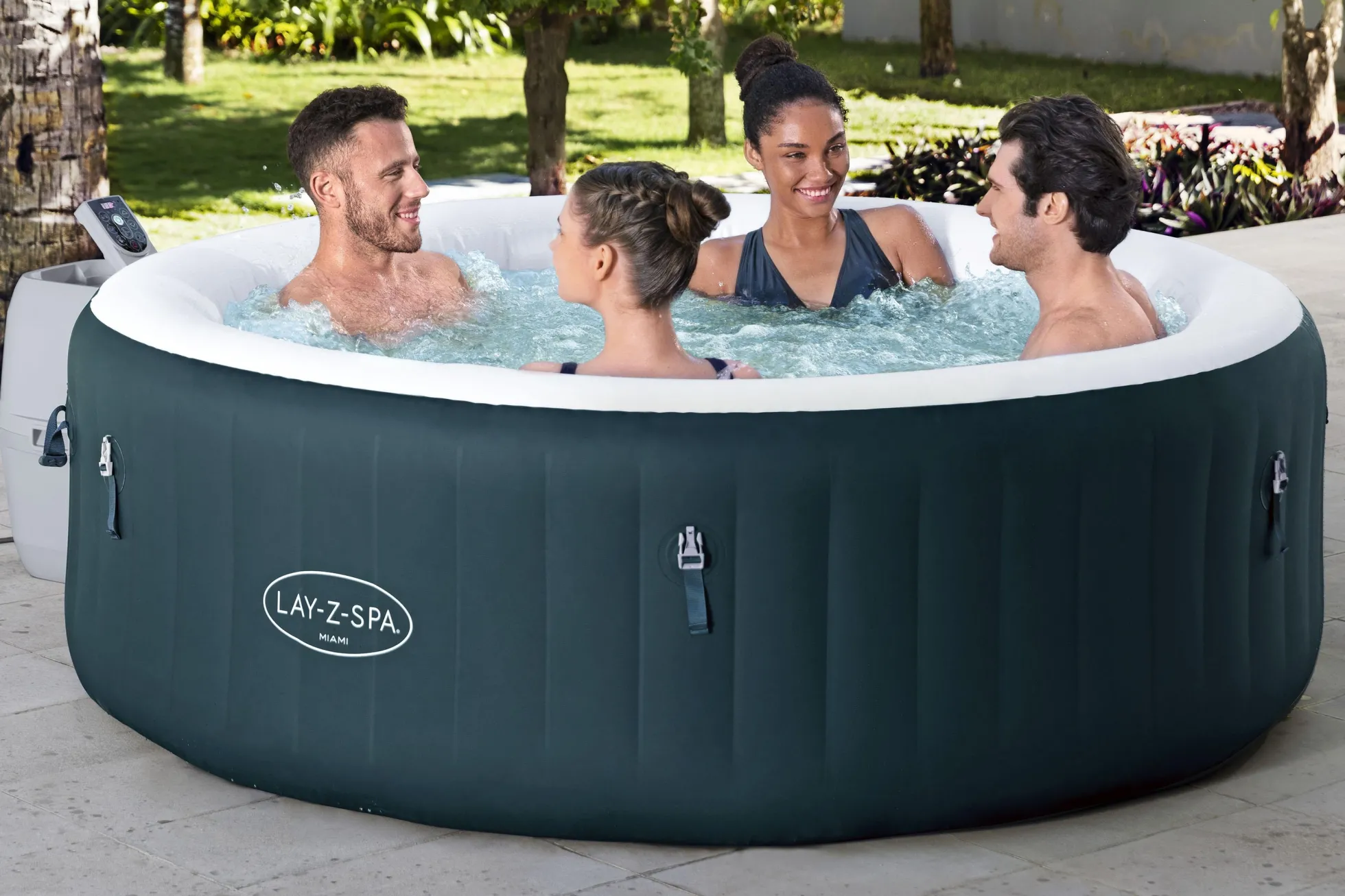 Lay-Z Spa Miami Airjet mørkegrøn