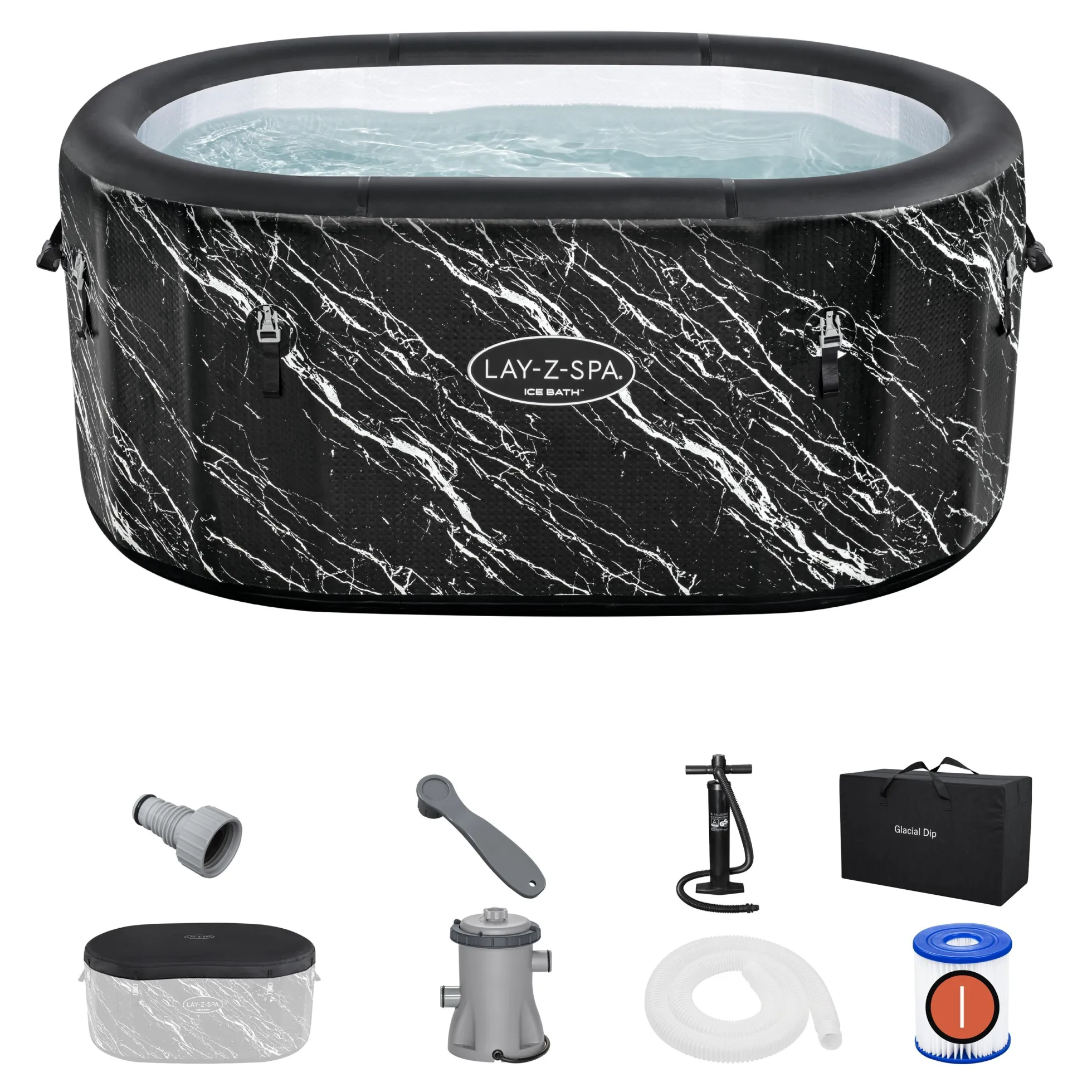 Lay-Z spa oppustelig isbad 152x92x71cm