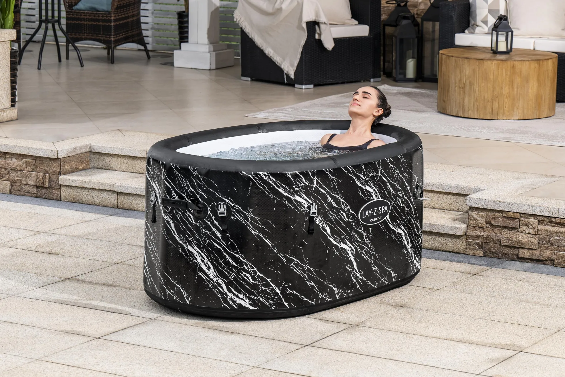 Lay-Z spa oppustelig isbad 152x92x71cm