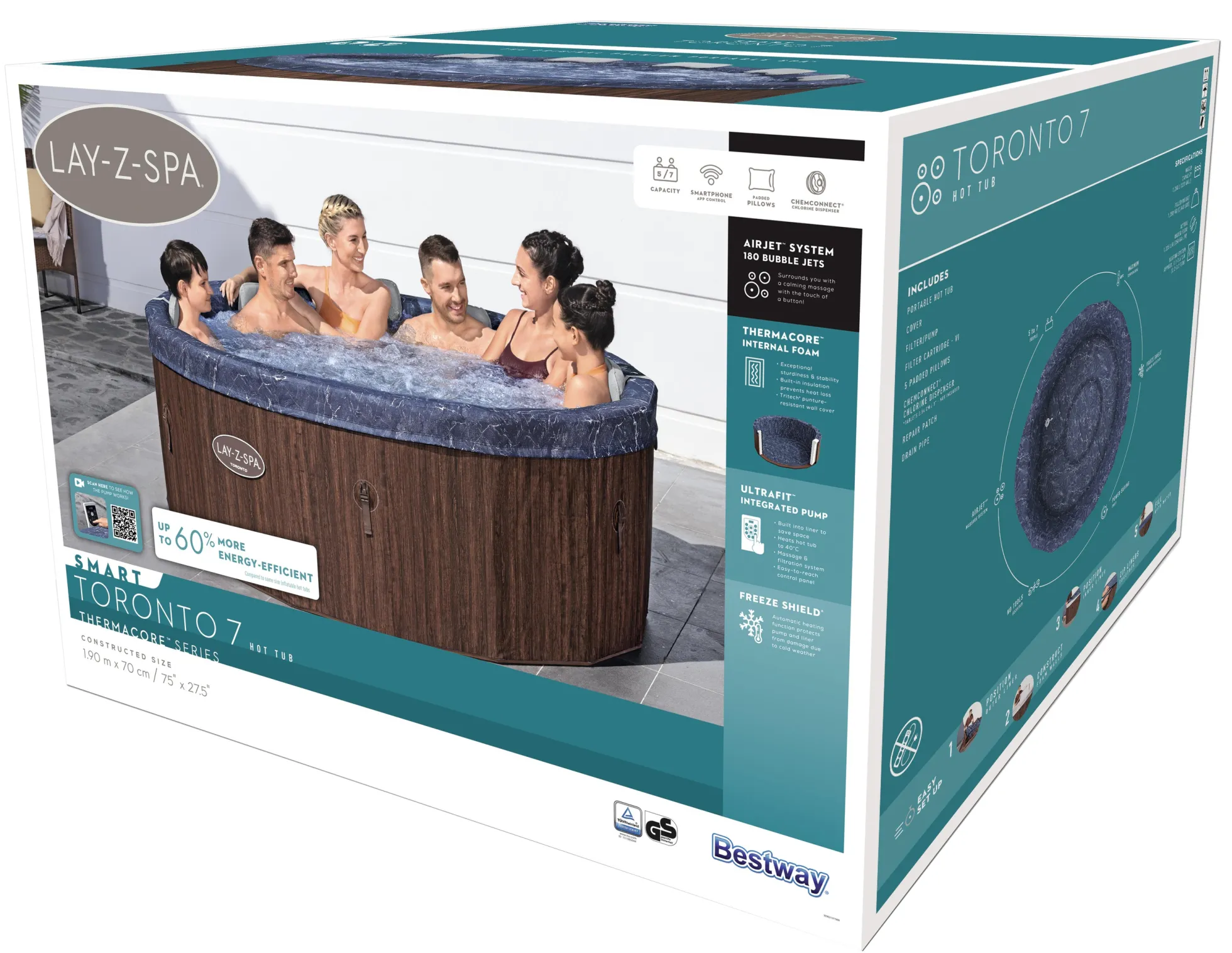 Lay-Z Spa Toronto ThermaCore Airjet