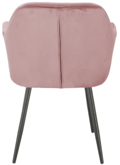 Lea velour rosa