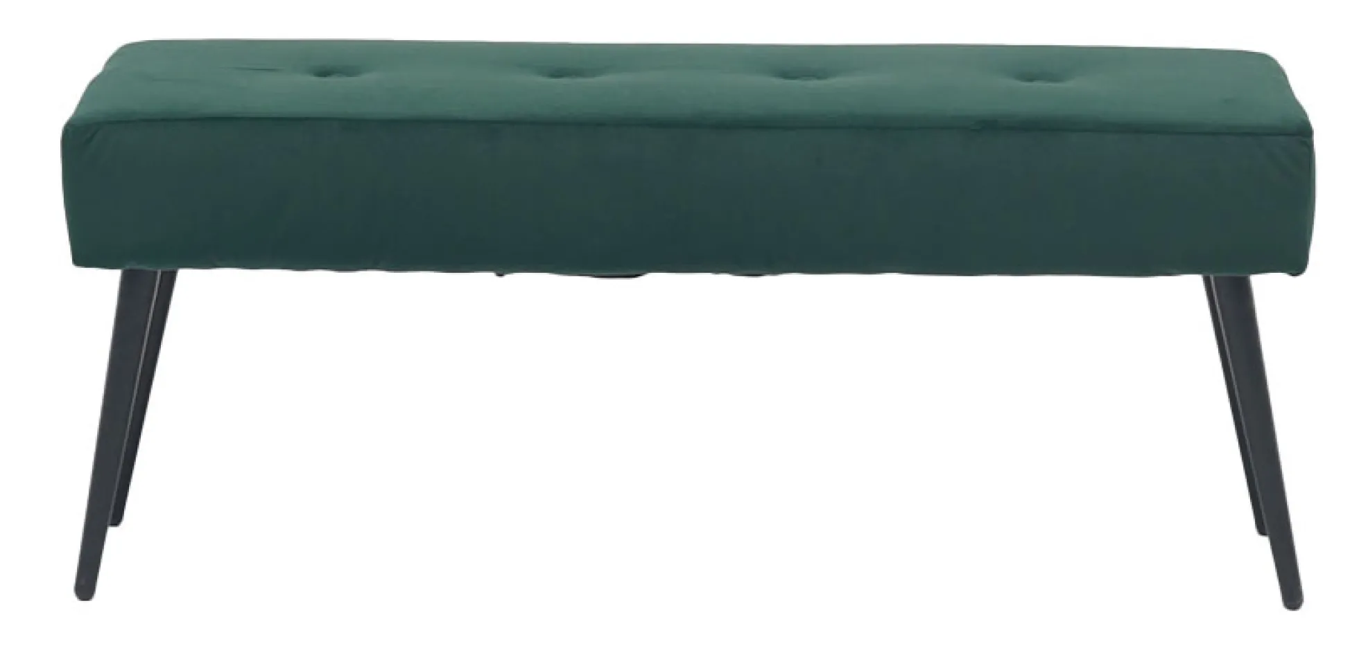 Lens velour grøn/sort