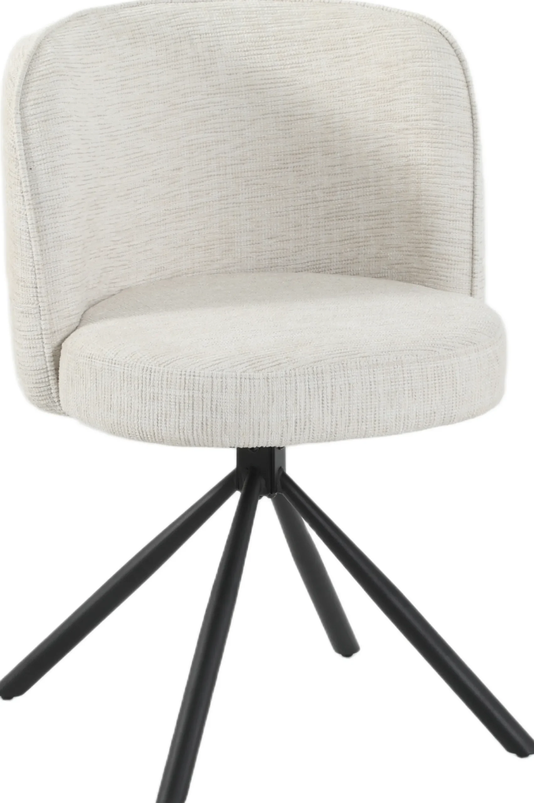 Linda med drejefunktion stof beige