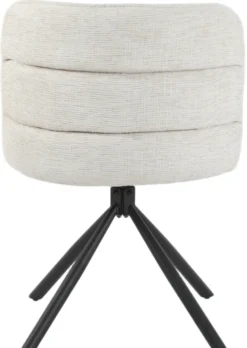 Linda med drejefunktion stof beige