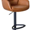 Lisa kunstlæder cognac/sort