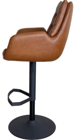 Lisa kunstlæder cognac/sort