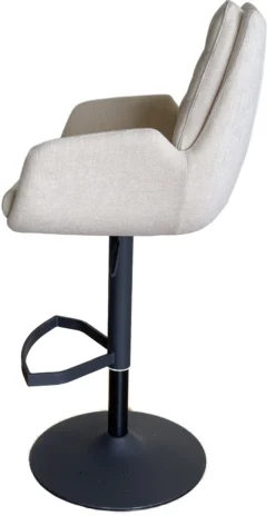 Lisa stof creme/sort