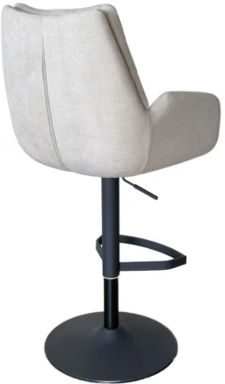 Lisa stof creme/sort