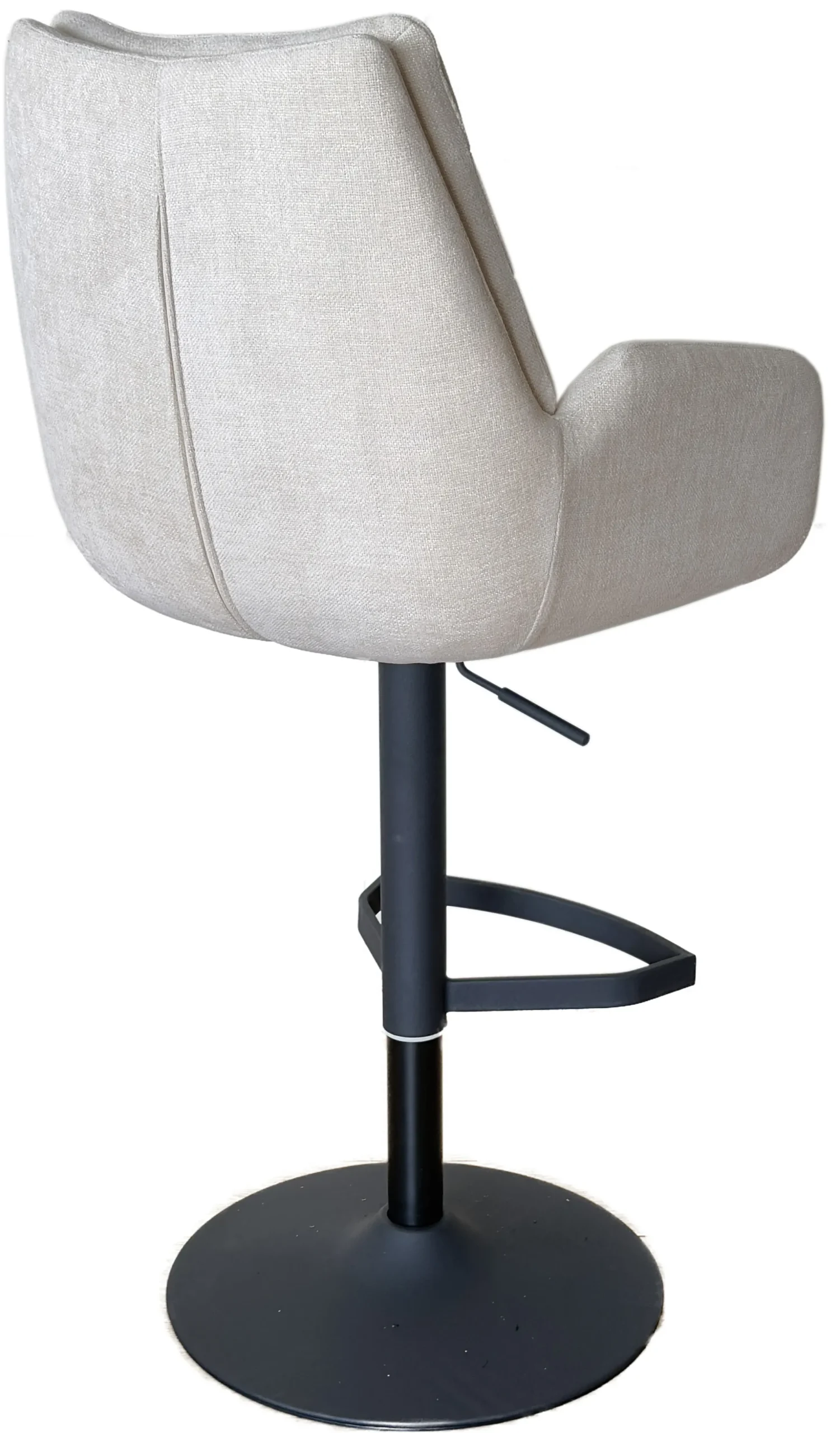 Lisa stof creme/sort
