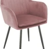 Liva velour rosa
