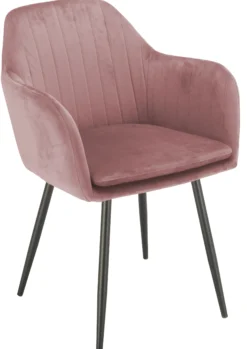 Liva velour rosa