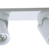 Loftspot 2 lyskilder hvid