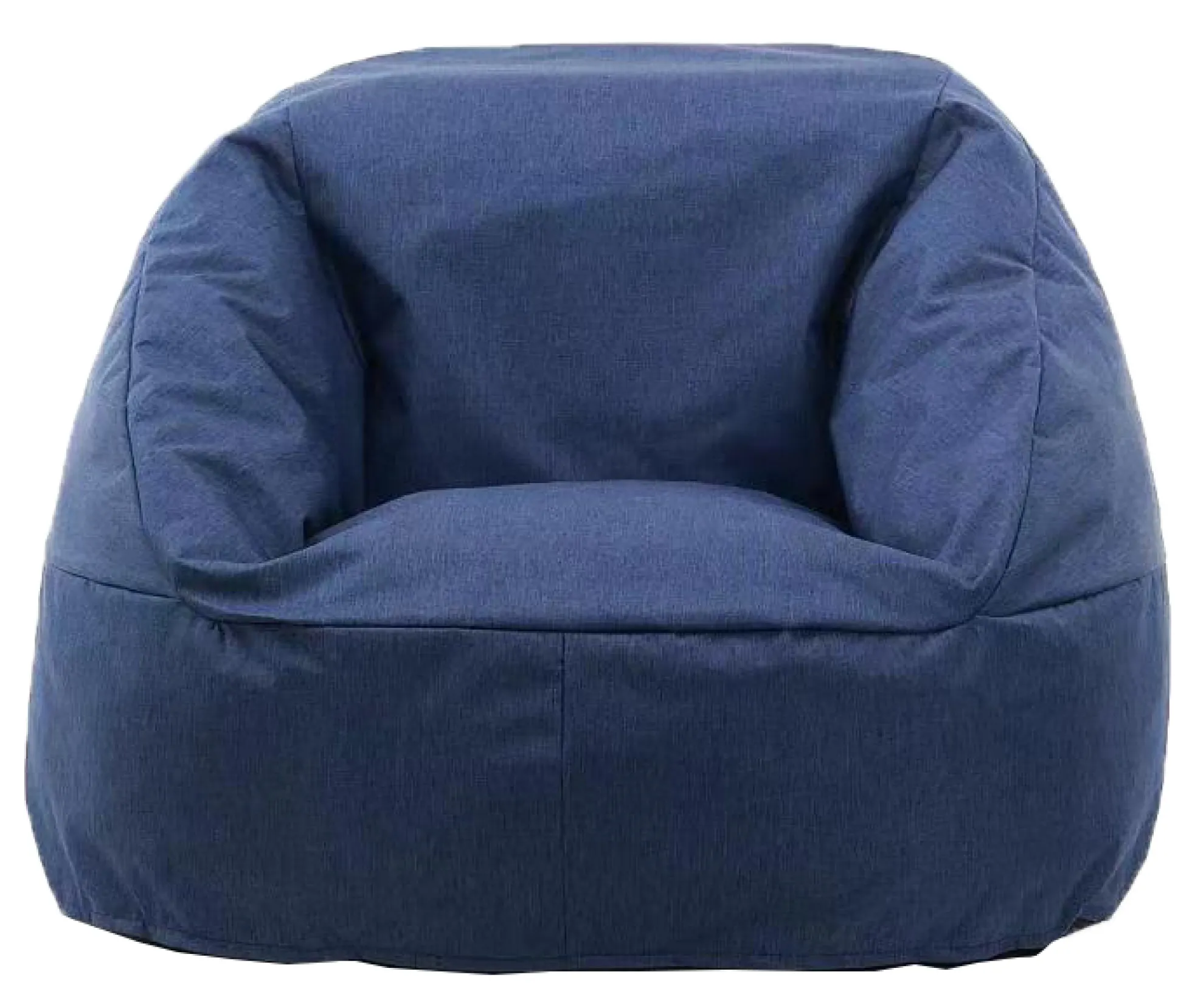 Lounge sækkestol med armlæn denim