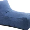 Lounge sækkestol stof denim